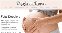 Desktop Screenshot of dopplerstodiapers.com